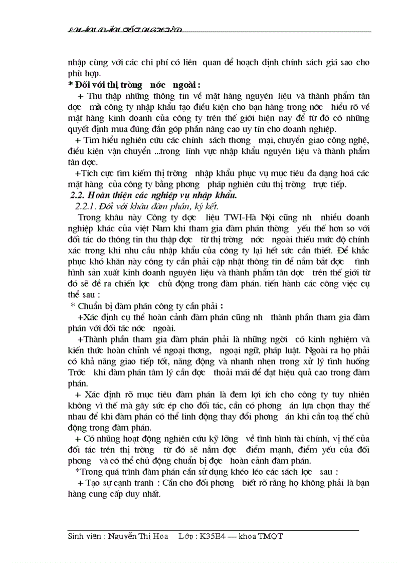 image for page Quy trình nhập khẩu nguyên liệu và thành phẩm tân dược tại công ty dược liệu Trung ương I