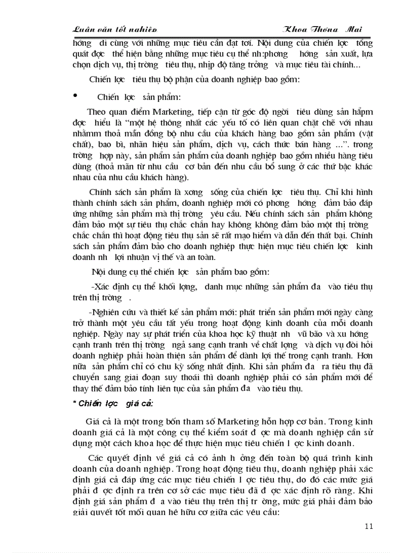 image for page Hoạt động tiêu thụ sản phẩm của công ty thực phẩm miền bắc