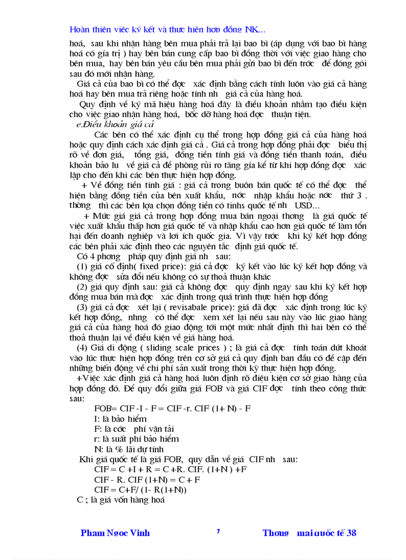 image for page Vấn đề ký kết và thực hiện hợp đồng nhập khẩu tại công ty CPC