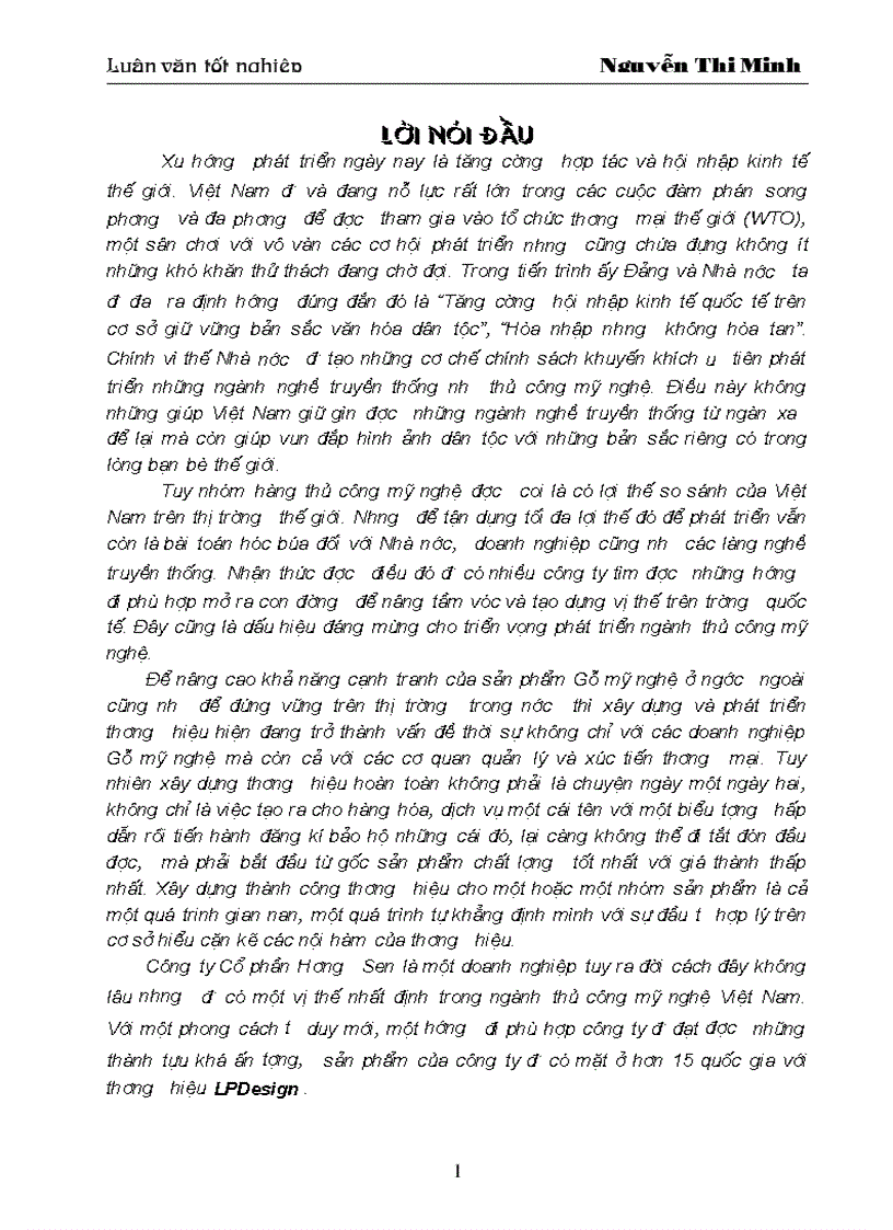 image for page Một số giải pháp xây dựng và phát triển Thương hiệu cho công ty cổ phần hương sen