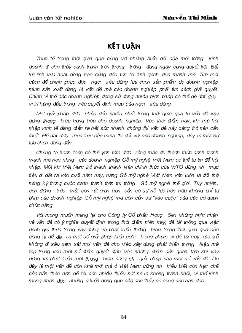 image for page Một số giải pháp xây dựng và phát triển Thương hiệu cho công ty cổ phần hương sen