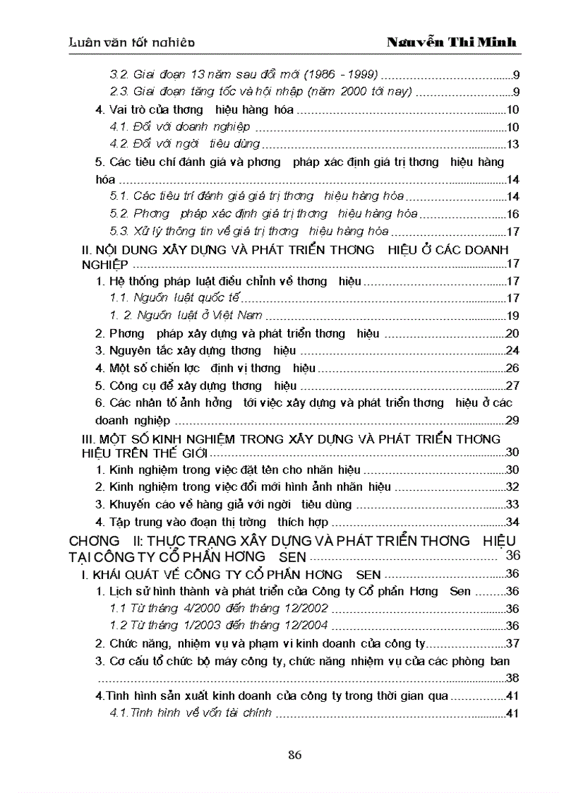 image for page Một số giải pháp xây dựng và phát triển Thương hiệu cho công ty cổ phần hương sen