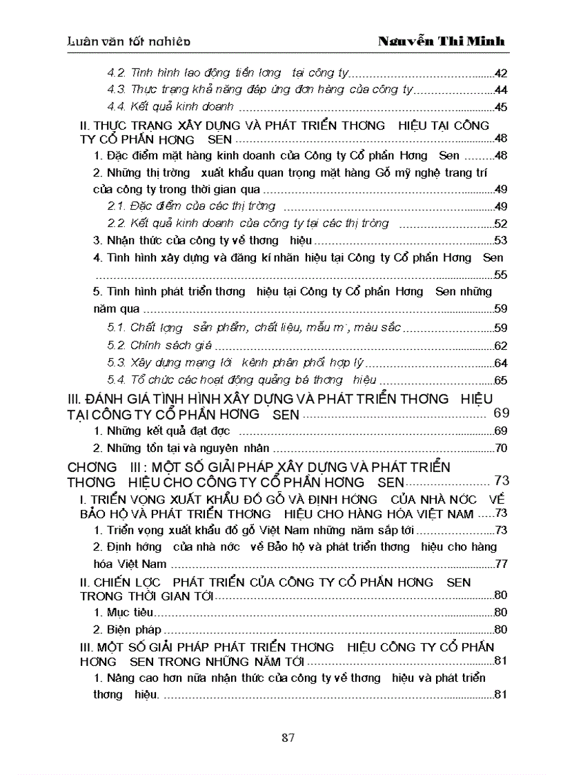 image for page Một số giải pháp xây dựng và phát triển Thương hiệu cho công ty cổ phần hương sen
