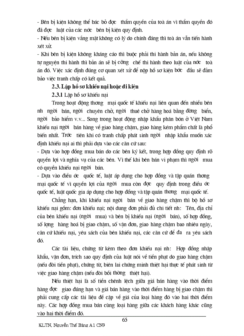 image for page Các tranh chấp phát sinh từ hợp đồng nhập khẩu phân bón hoá học ở việt nam và phương pháp giải quyết