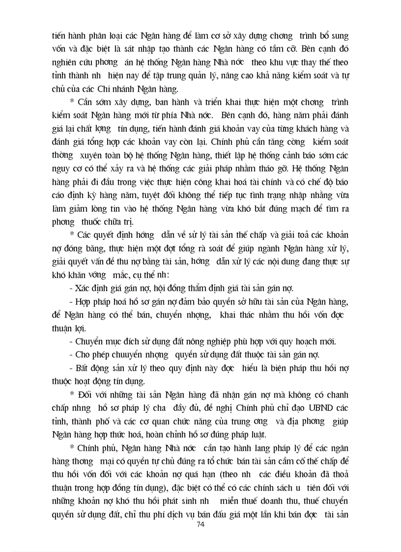 image for page Nợ quá hạn và những giải pháp nhằm ngăn ngừa hạn chế và xử lý nợ quá hạn trong kinh doanh tín dụng của các ngân hàng thương mại