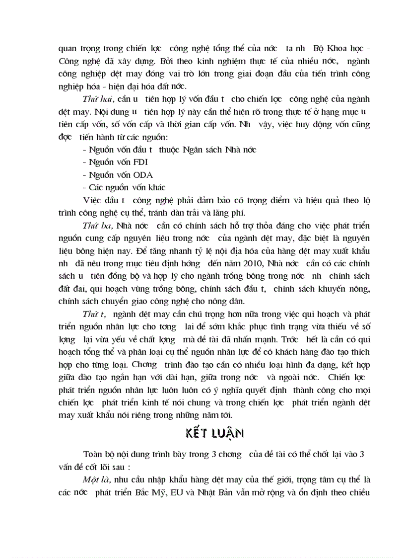 image for page Những thách thức và cơ hội đối với ngành Dệt May khi Việt Nam tham gia Tổ chức Thương Mại Thế giới