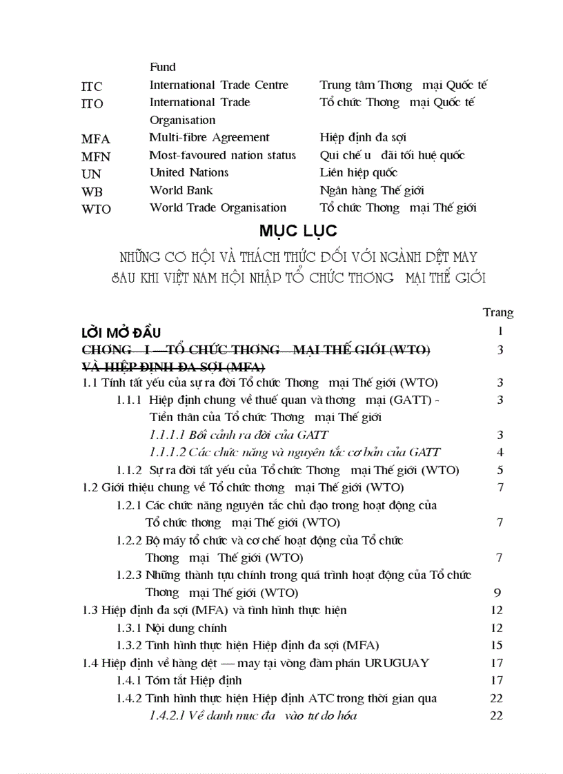 image for page Những thách thức và cơ hội đối với ngành Dệt May khi Việt Nam tham gia Tổ chức Thương Mại Thế giới