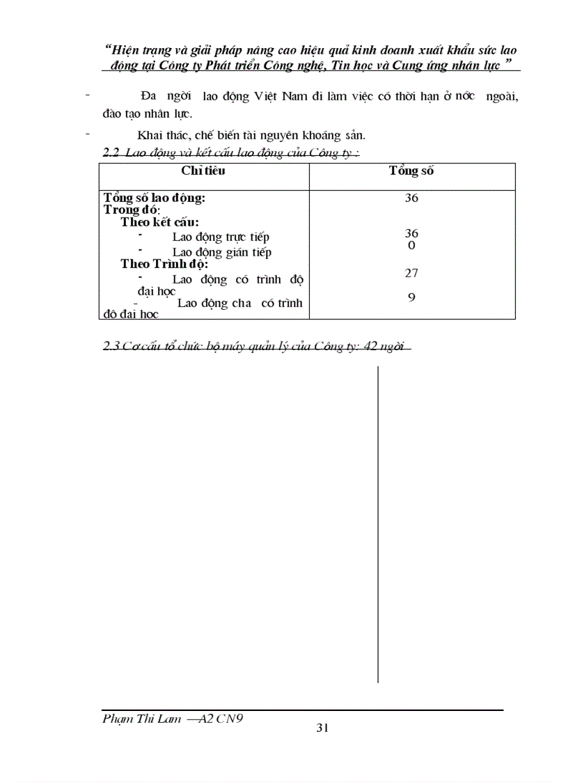 image for page Hiện trạng và giải pháp nâng cao hiệu quả kinh doanh xuất khẩu sức lao động tại Công ty Phát triển Công nghệ Tin học và Cung ứng nhân lực
