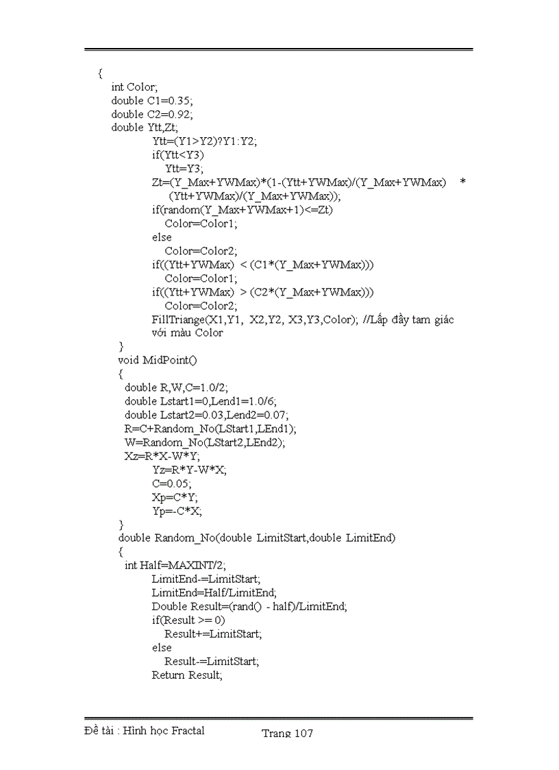 image for page Nghiên cứu về hình học fractal viết chương trình cài đặt một số đường và mặt fractal WORD slide