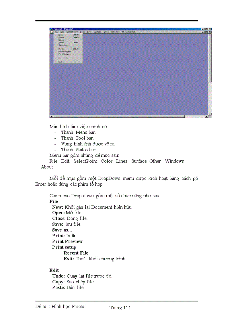 image for page Nghiên cứu về hình học fractal viết chương trình cài đặt một số đường và mặt fractal WORD slide