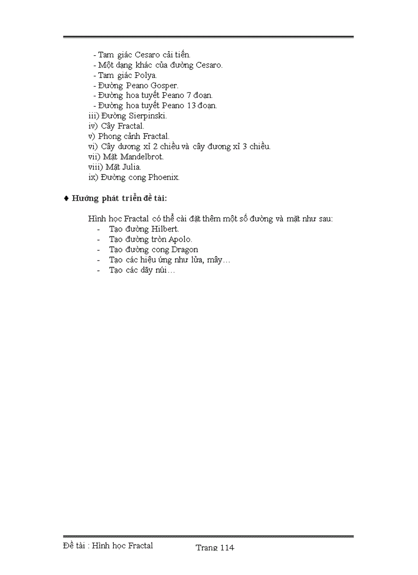 image for page Nghiên cứu về hình học fractal viết chương trình cài đặt một số đường và mặt fractal WORD slide