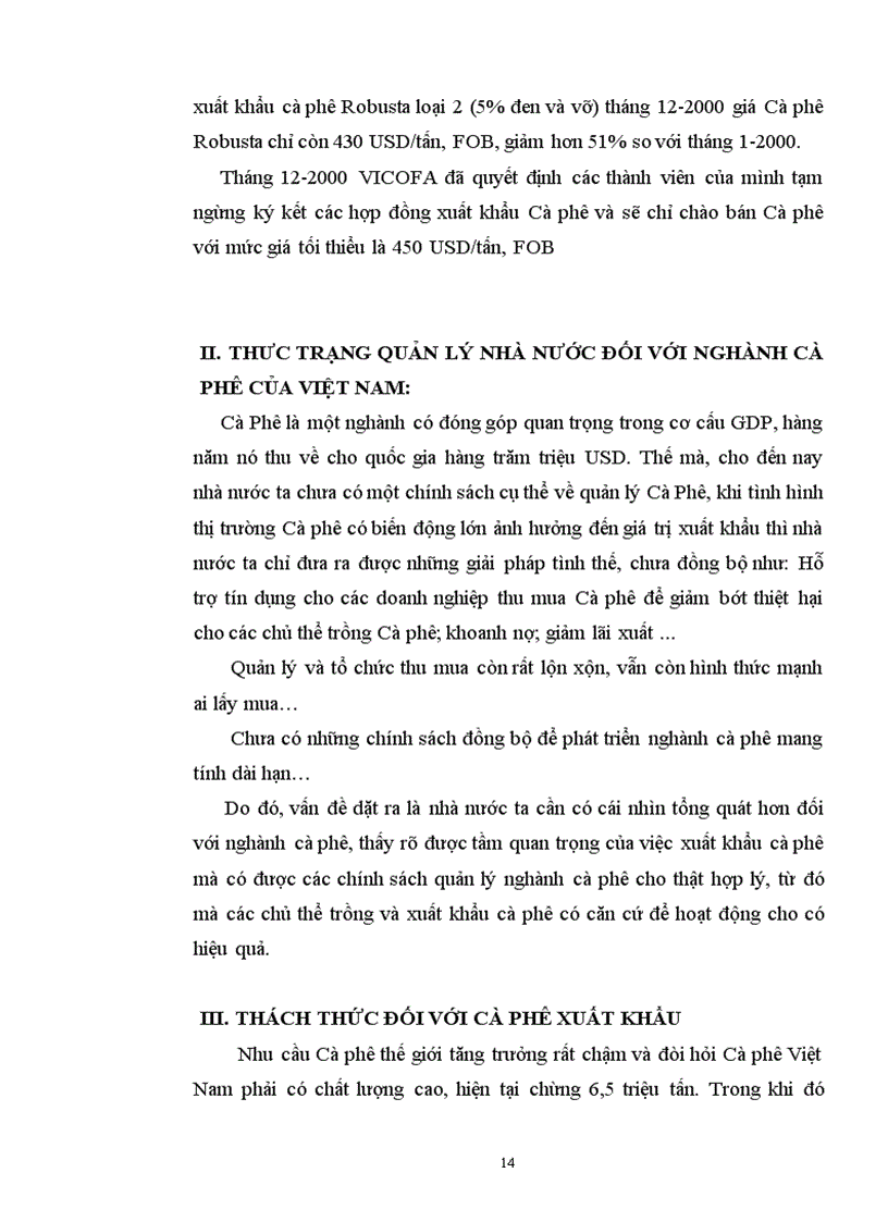 image for page Sản xuất và kinh doanh xuất khẩu Cà phê