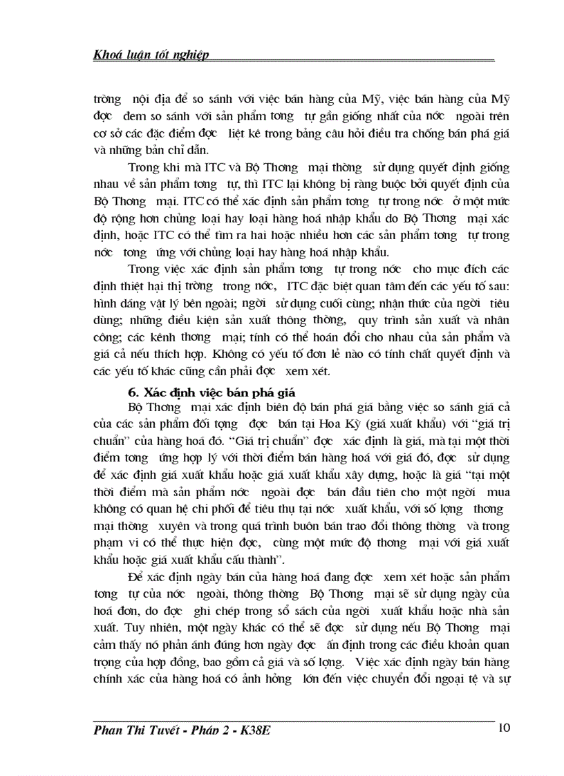 image for page Luật chống bán phá giá của mỹ và những bài học rút ra từ vụ kiện bán phá giá cá tra và cá basa vào thị trường mỹ