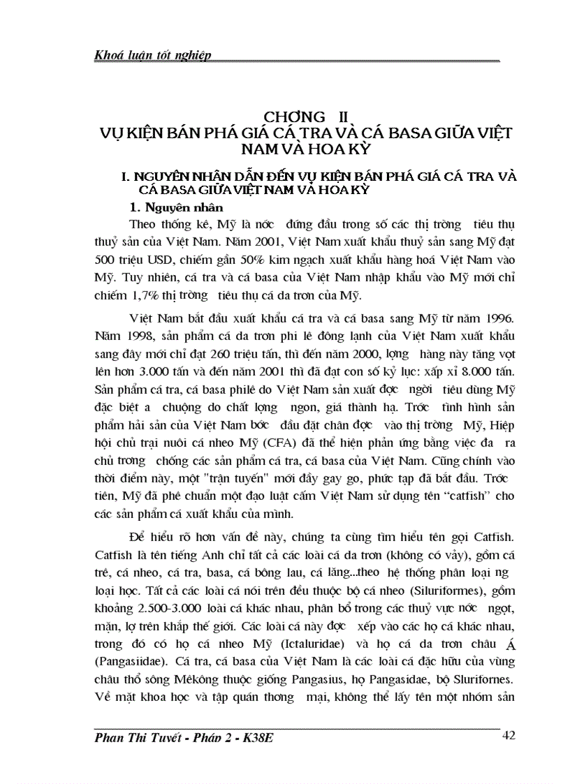 image for page Luật chống bán phá giá của mỹ và những bài học rút ra từ vụ kiện bán phá giá cá tra và cá basa vào thị trường mỹ