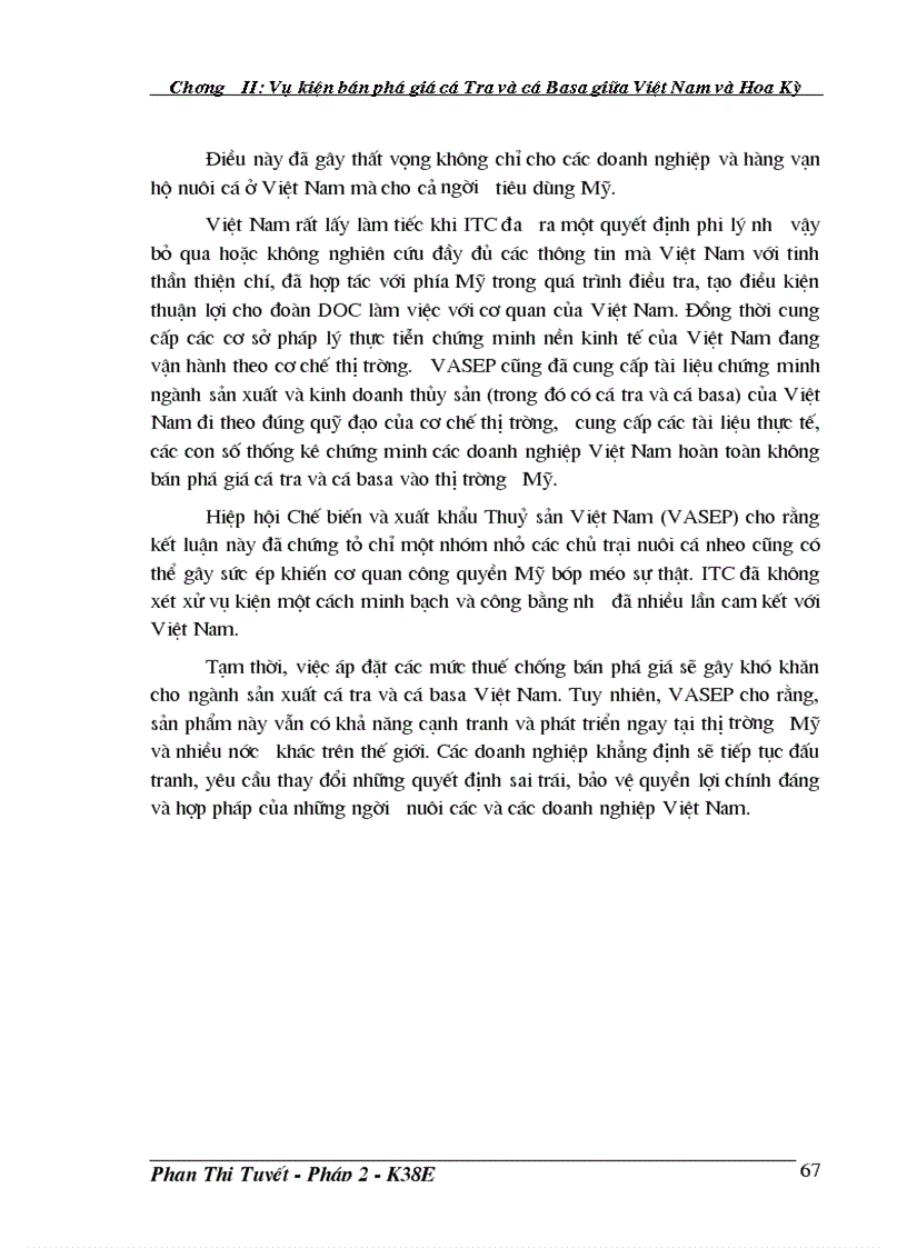 image for page Luật chống bán phá giá của mỹ và những bài học rút ra từ vụ kiện bán phá giá cá tra và cá basa vào thị trường mỹ