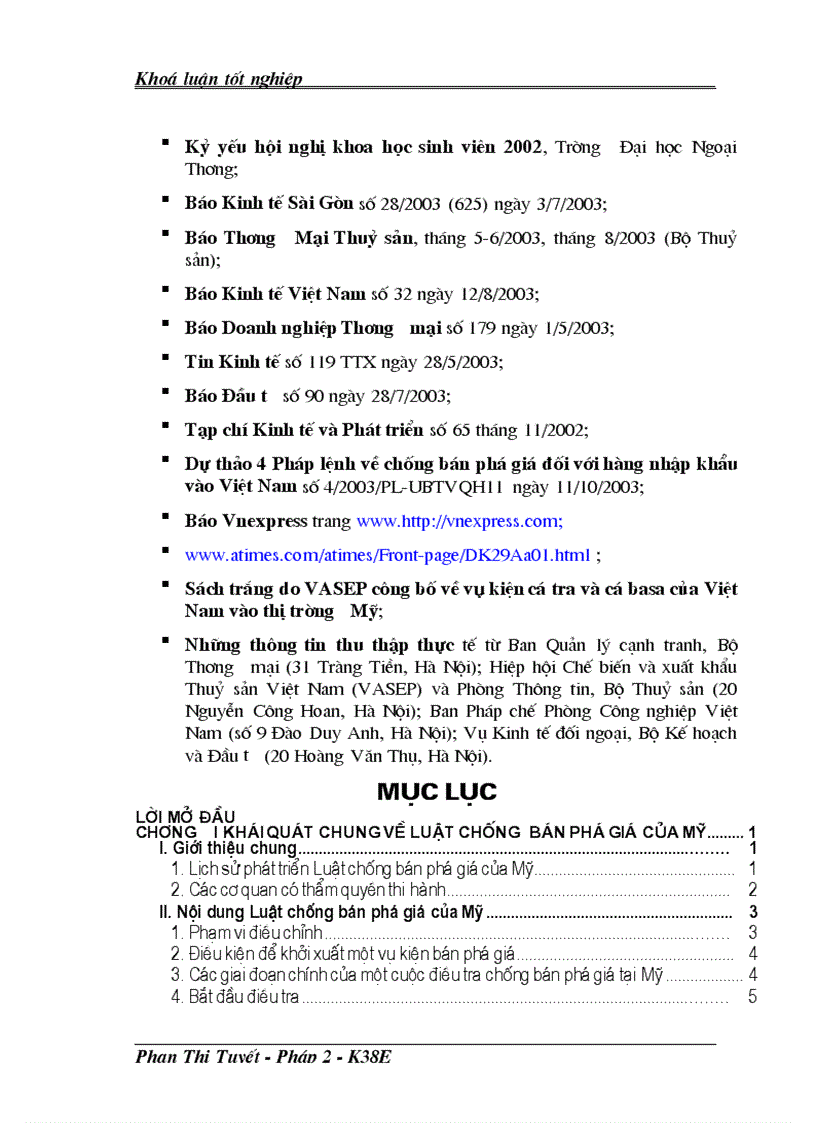 image for page Luật chống bán phá giá của mỹ và những bài học rút ra từ vụ kiện bán phá giá cá tra và cá basa vào thị trường mỹ