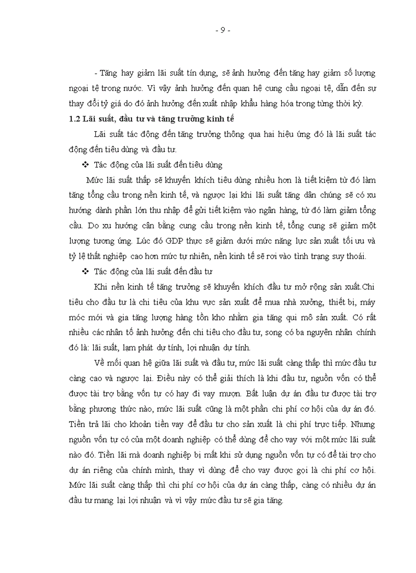 image for page Giải pháp điều hành chính sách lãi suất với mục tiêu tăng trưởng kinh tế của việt nam