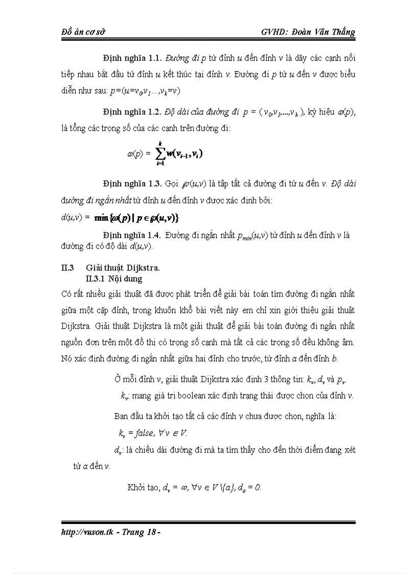 image for page Thuật toán tìm đường đi ngắn nhất trong lý thuyết đồ thị