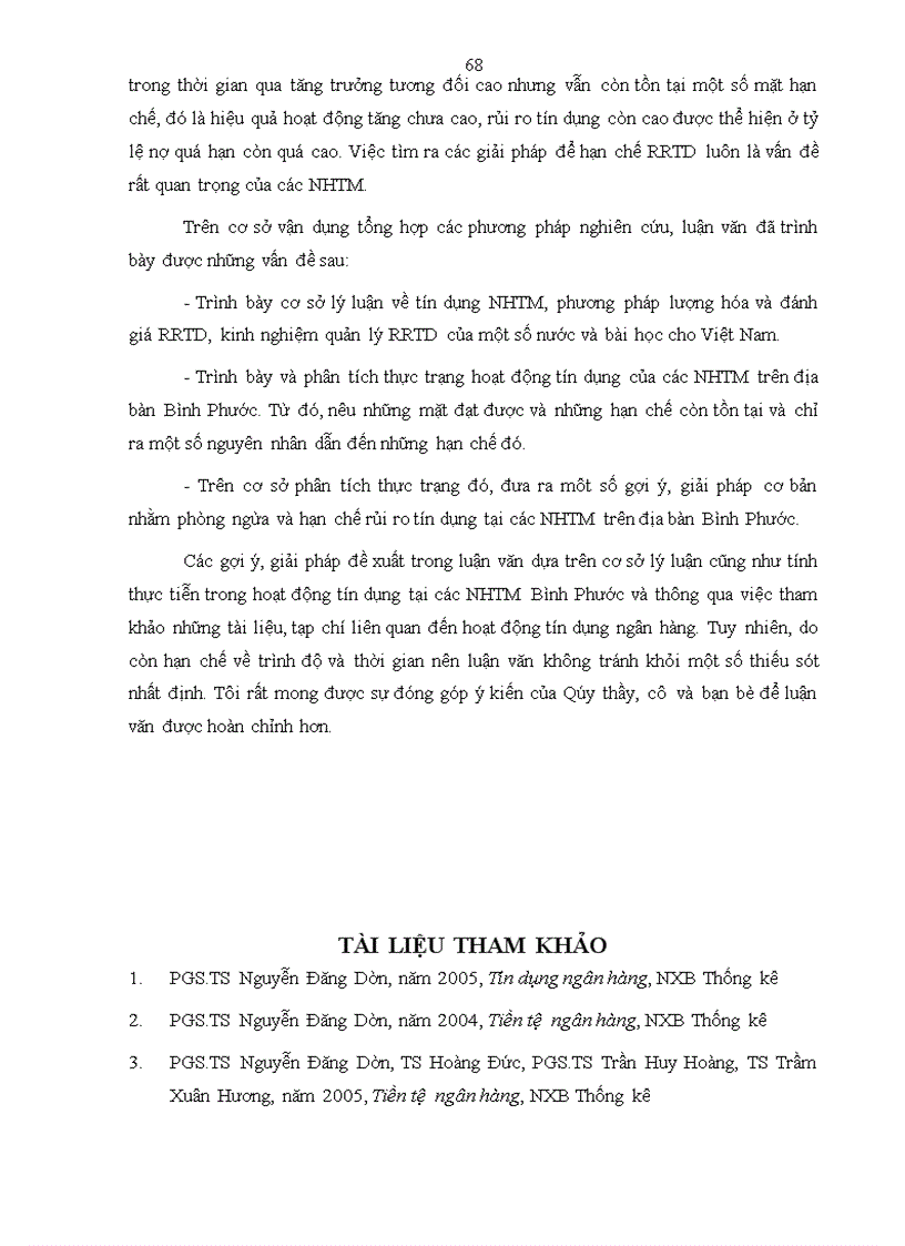 image for page Một số giải pháp hạn chế rủi ro tín dụng của các ngân hàng thương mại trên địa bàn bình phước