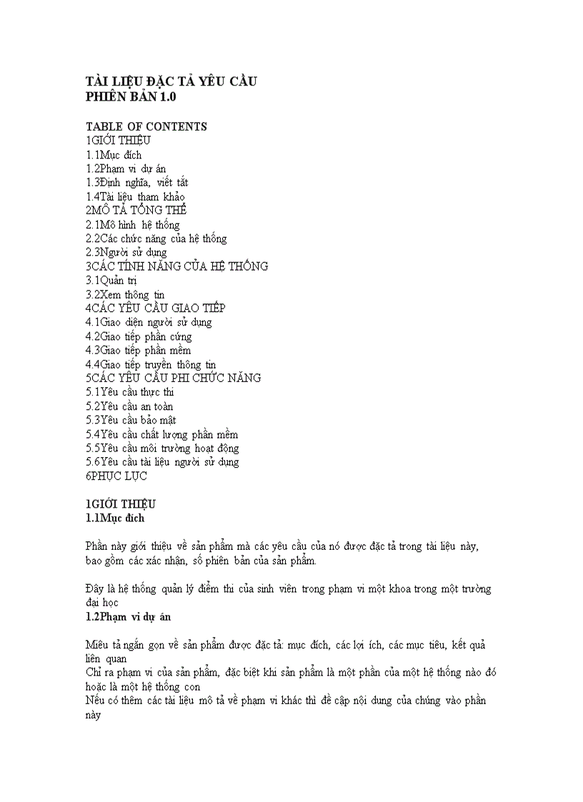 image for page Qui trình phân tích Hệ thống quản lý điểm thi trong khoa của một trường Đại học bằng UML