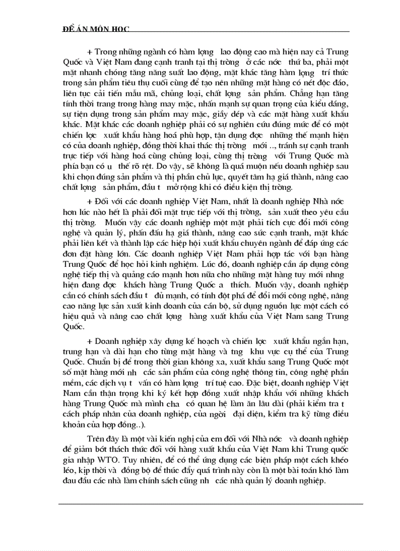 image for page Thách thức đối với Việt Nam về vấn đề xuất khẩu khi Trung quốc gia nhập WTO