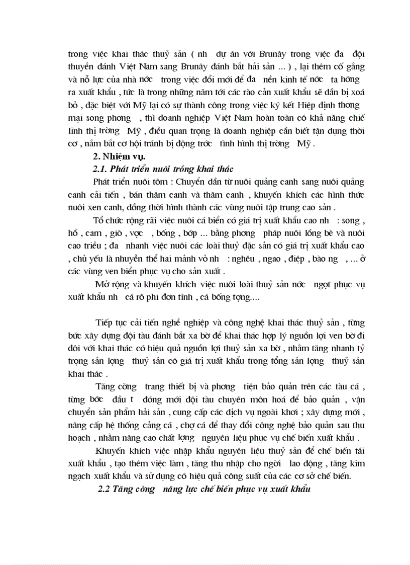 image for page Một số biện pháp đẩy mạnh xuất khẩu thuỷ sản của Việt Nam sang Mỹ