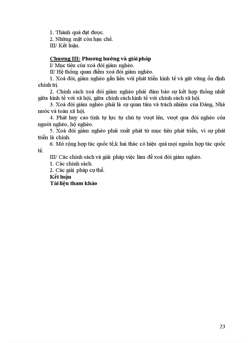 image for page Vấn đề xoá đói giảm nghèo của nước ta hiện