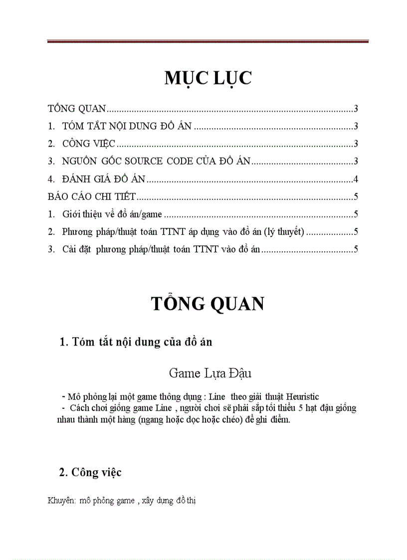image for page ÁP DỤNG THUẬT TOÁN HEURISTIC TRONG GAME LỰA ĐẬU Mô phỏng game Line