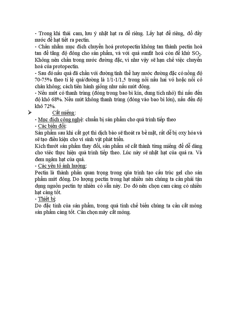 image for page Công nghệ chế biến mứt đông Jelly Jam và Marmalade