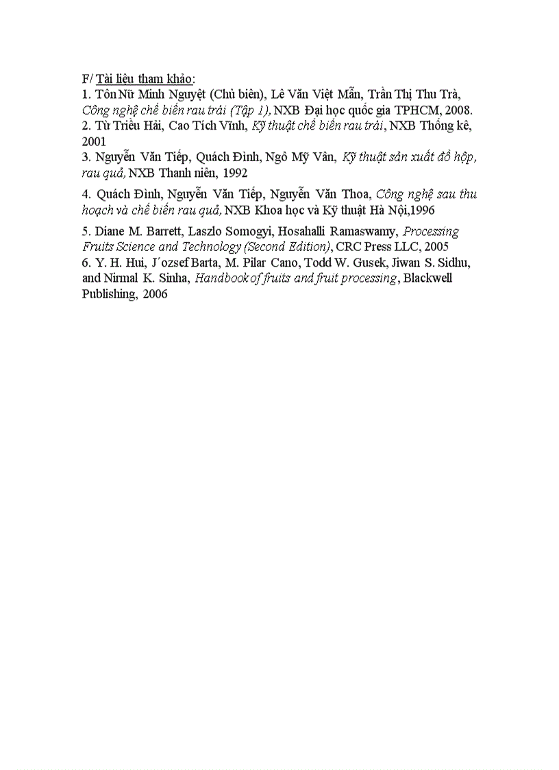 image for page Công nghệ chế biến mứt đông Jelly Jam và Marmalade