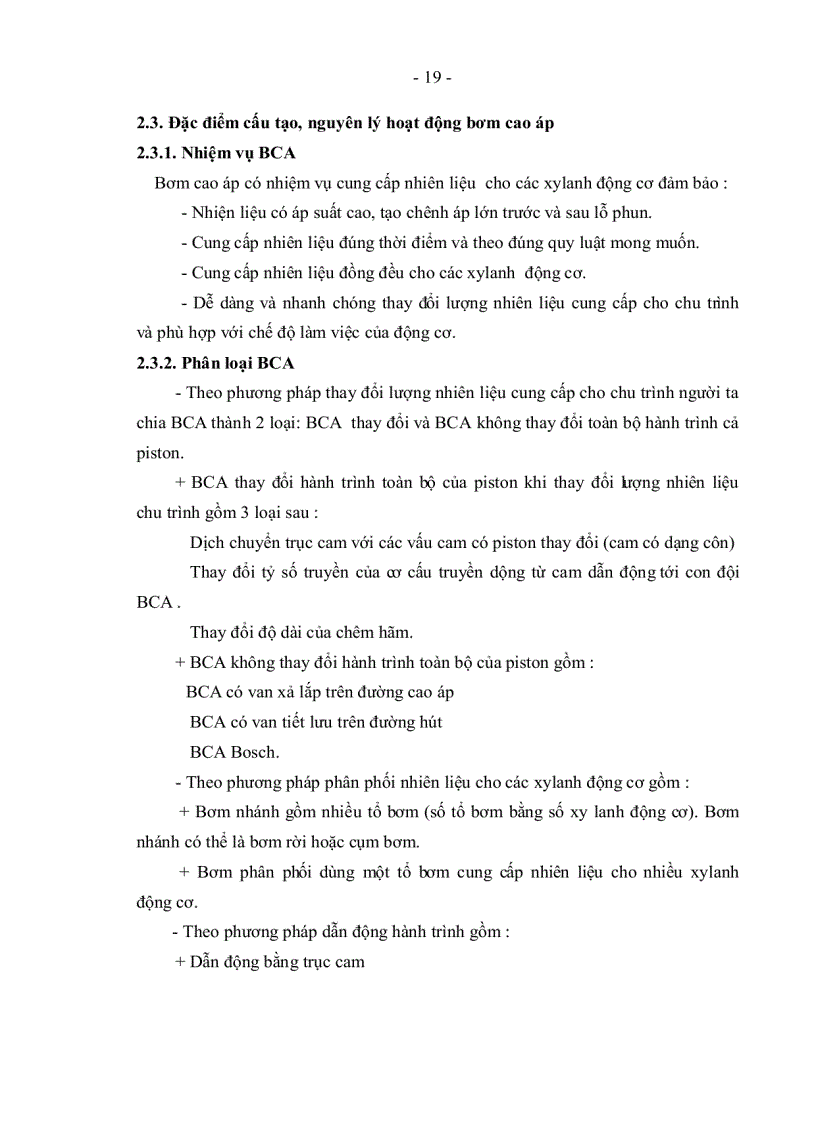 image for page Phân tích cơ sở lý thuyết và mô phỏng đặc điểm nguyên lý làm việc quy trình tháo lắp kiểm tra điều chỉnh sửa chữa hệ thống nhiên liệu động cơ
