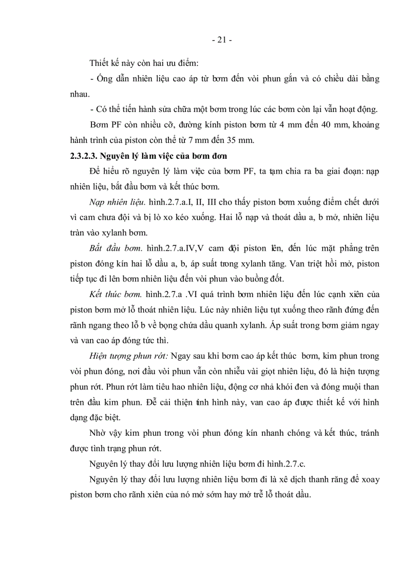 image for page Phân tích cơ sở lý thuyết và mô phỏng đặc điểm nguyên lý làm việc quy trình tháo lắp kiểm tra điều chỉnh sửa chữa hệ thống nhiên liệu động cơ