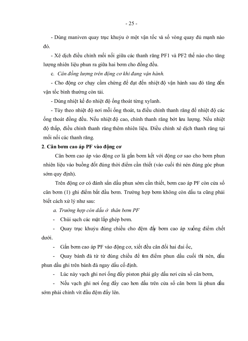 image for page Phân tích cơ sở lý thuyết và mô phỏng đặc điểm nguyên lý làm việc quy trình tháo lắp kiểm tra điều chỉnh sửa chữa hệ thống nhiên liệu động cơ