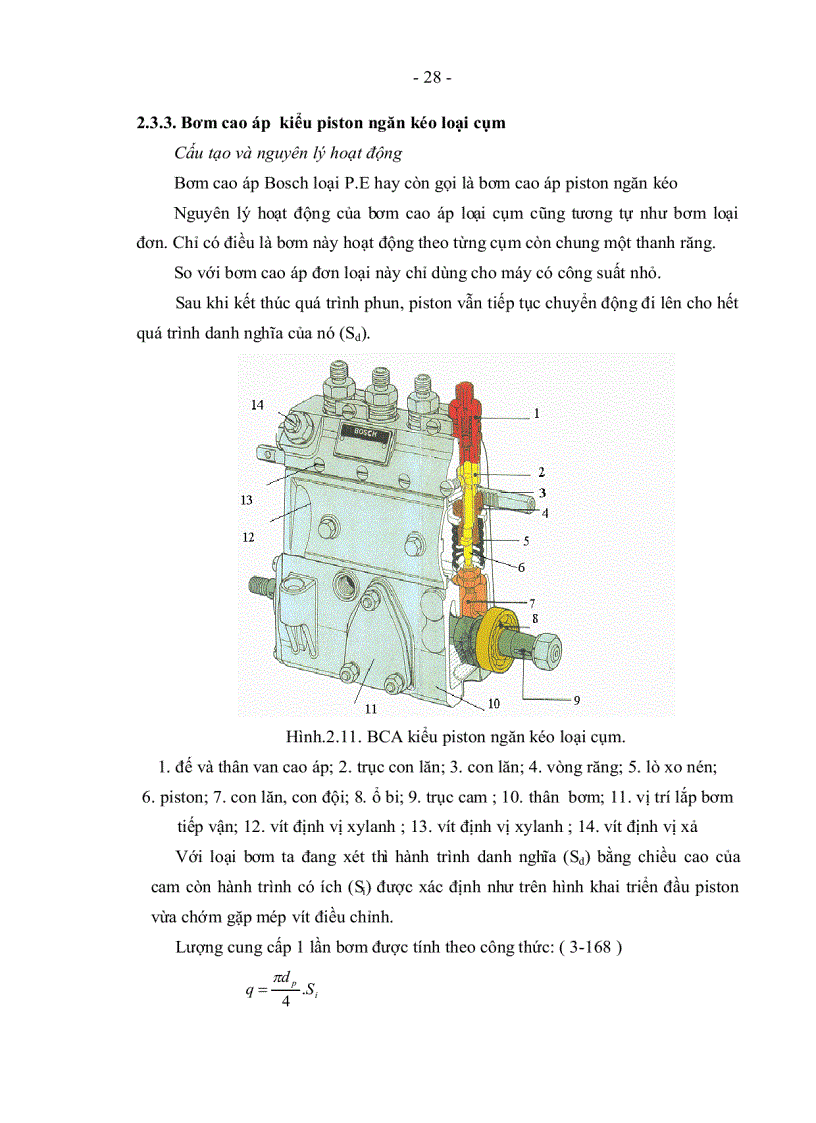 image for page Phân tích cơ sở lý thuyết và mô phỏng đặc điểm nguyên lý làm việc quy trình tháo lắp kiểm tra điều chỉnh sửa chữa hệ thống nhiên liệu động cơ