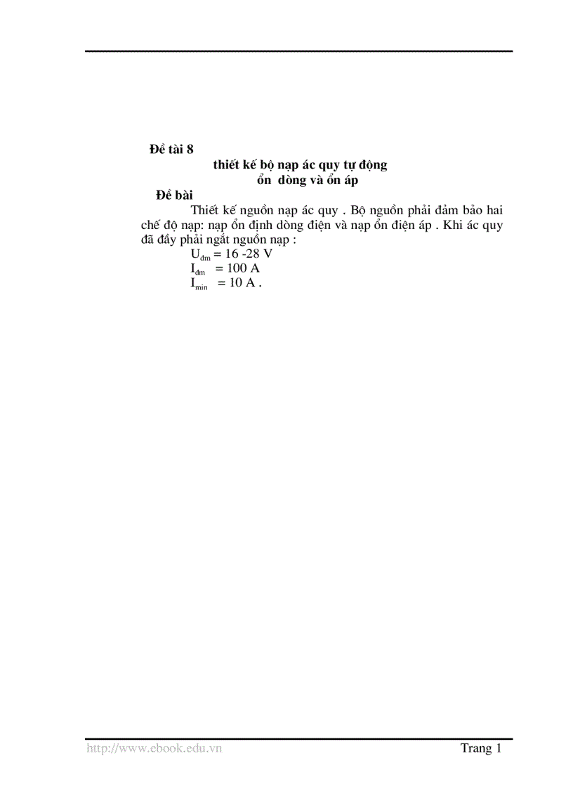 image for page Thiết kế bộ nạp ác quy tự động ổn dòng và ổn áp