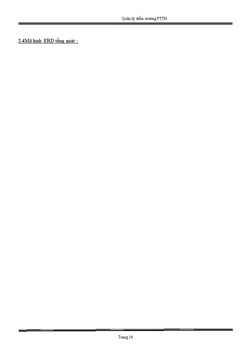 image for page Phân tích hệ thống quản lý điểm ở trường phổ thông trung học