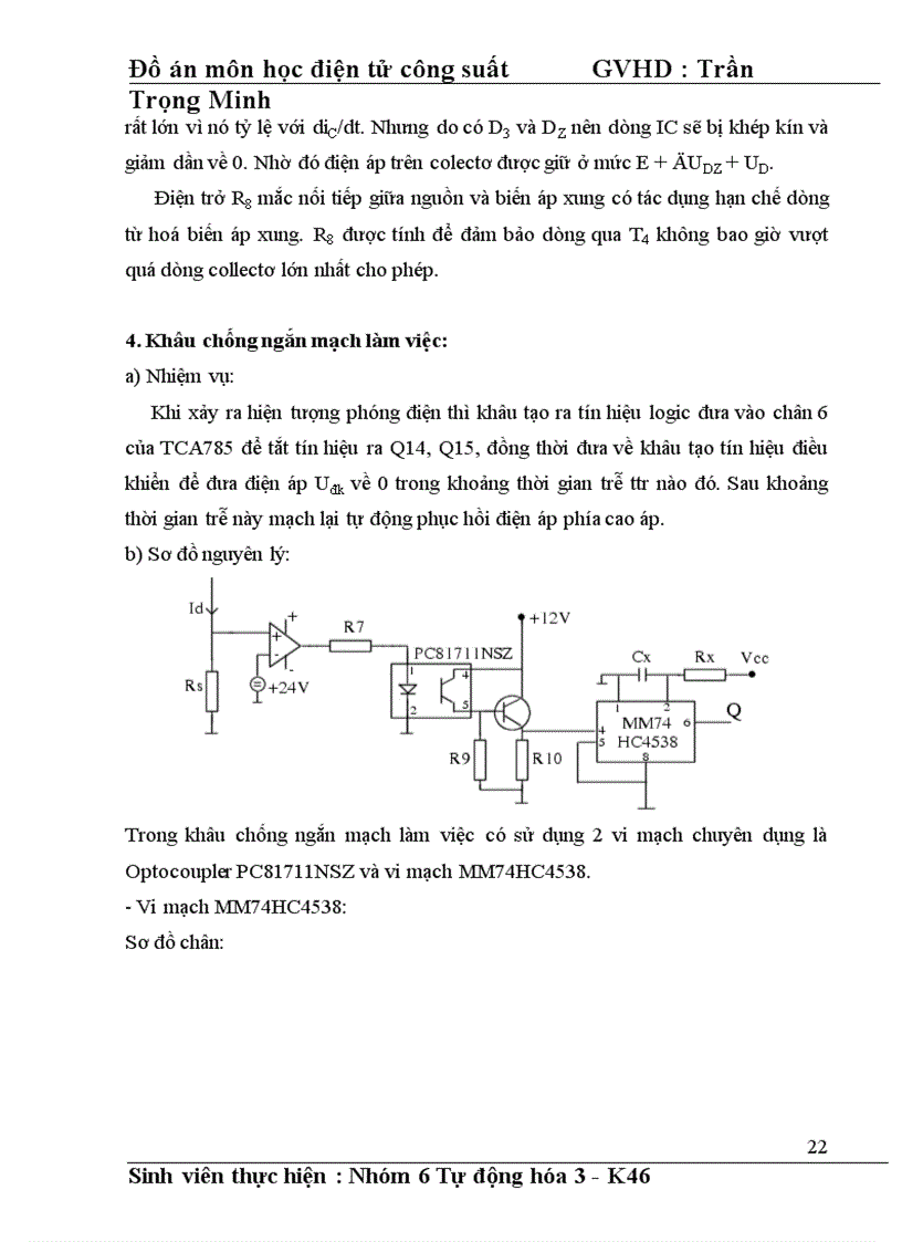 image for page Thiết kế mạch điều khiển cho hệ thống lọc bụi tĩnh điện