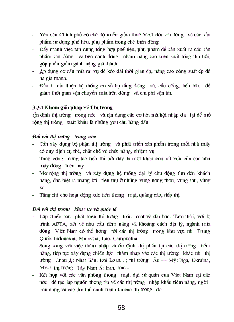 image for page Nâng cao năng lực cạnh tranh của ngành mía đường việt nam trong quá trình hội nhập kinh tế quốc tế thực trạng và giải pháp