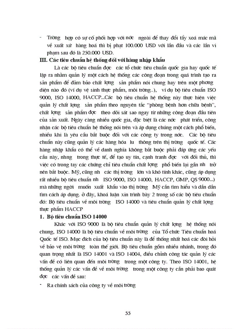 image for page Chính sách quản lý hàng nhập khẩu của Mỹ và một số điều cần lưu ý đối với các doanh nghiệp Việt Nam khi xuất khẩu hàng hoá vào thị trường này