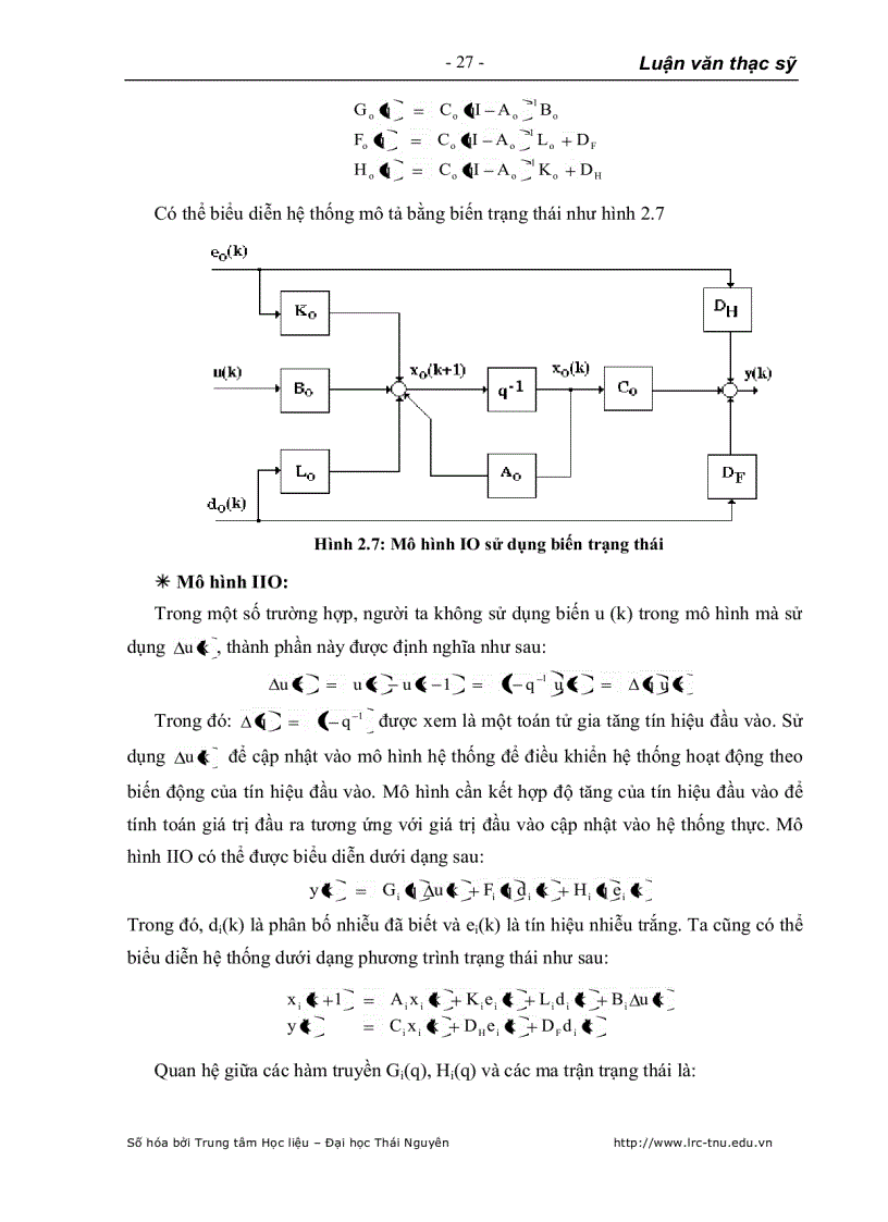 image for page Nghiên cứu ứng dụng hệ điều khiển dự báo để điều khiển mức nước bao hơi của nhà máy nhiệt điện