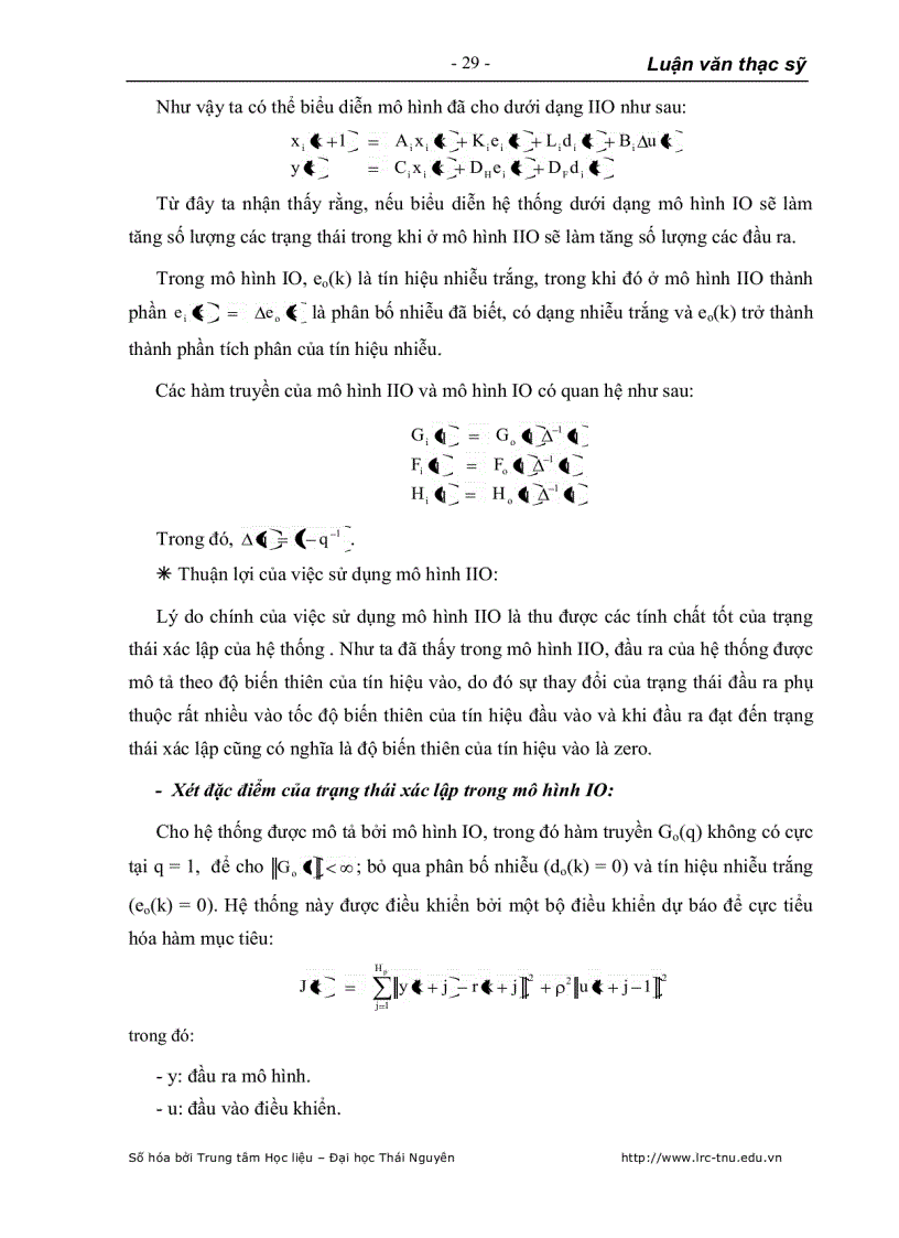 image for page Nghiên cứu ứng dụng hệ điều khiển dự báo để điều khiển mức nước bao hơi của nhà máy nhiệt điện
