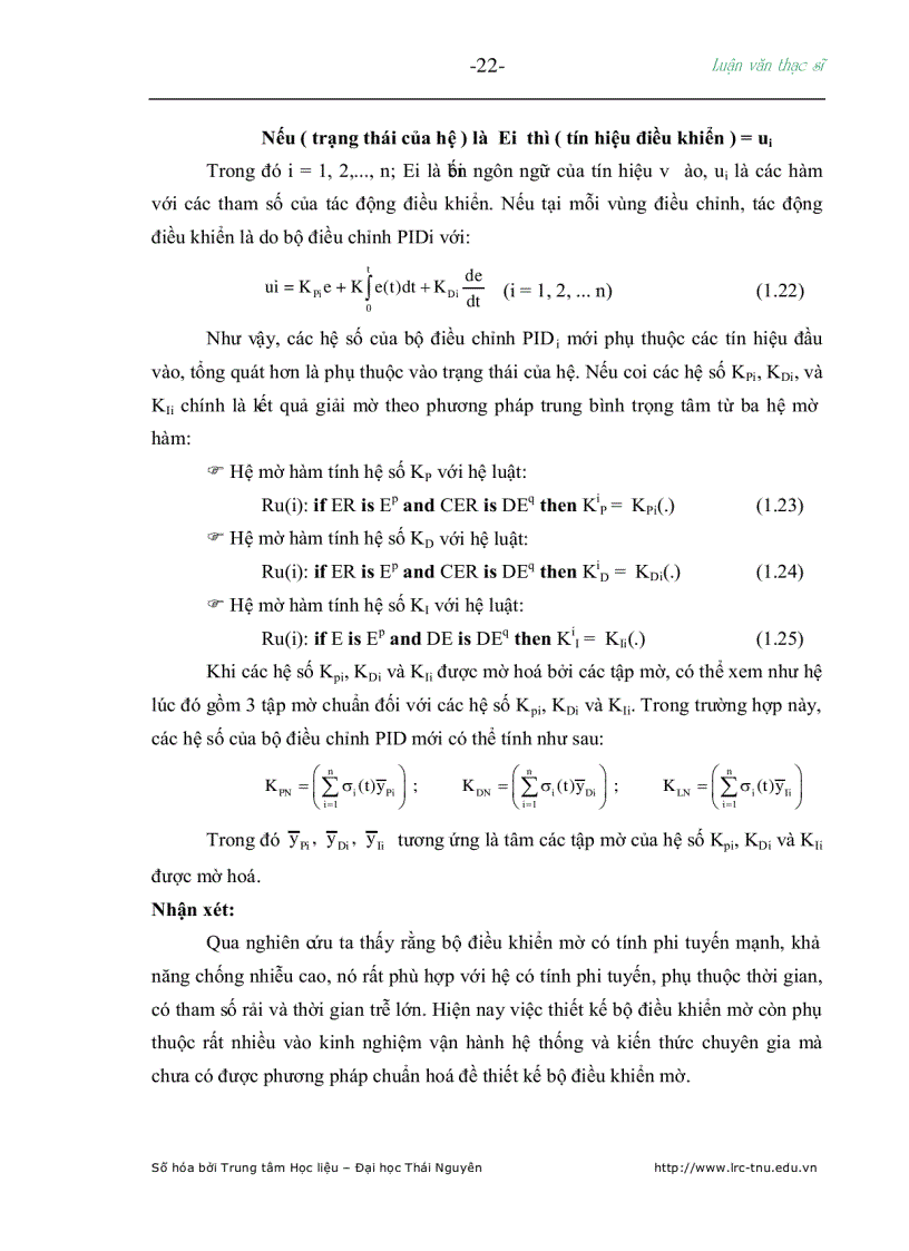 image for page Nghiên cứu hệ điều khiển thích nghi mờ và ứng dụng cho hệ truyền động khe hở