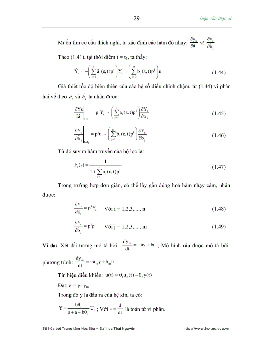 image for page Nghiên cứu hệ điều khiển thích nghi mờ và ứng dụng cho hệ truyền động khe hở