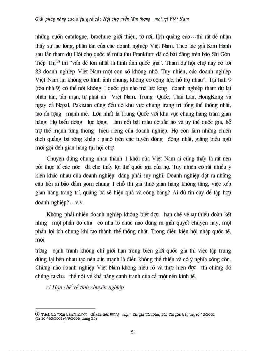 image for page Giải pháp nâng cao hiệu quả hội chợ triển lãm thương mại tại việt nam