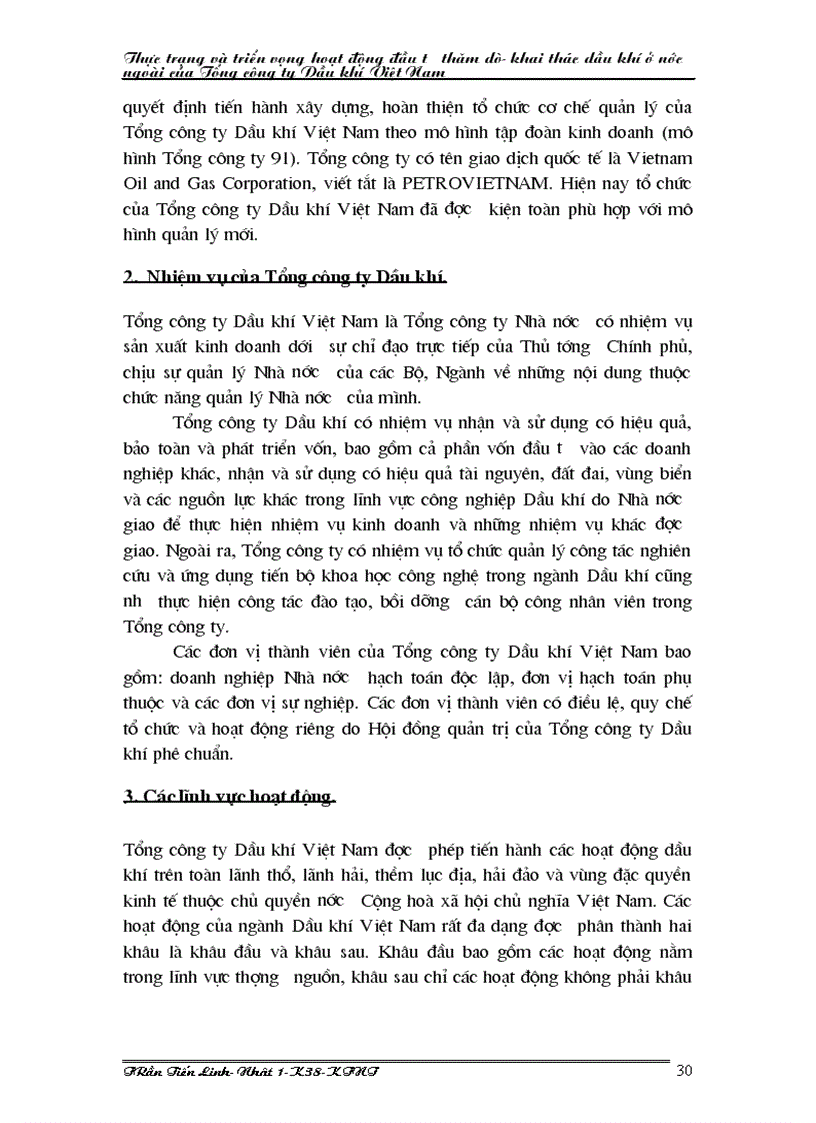 image for page Thực trạng và triển vọng hoạt động đầu tư thăm dò khai thác dầu khí ở nước ngoài của Tổng công ty Dầu khí Việt Nam