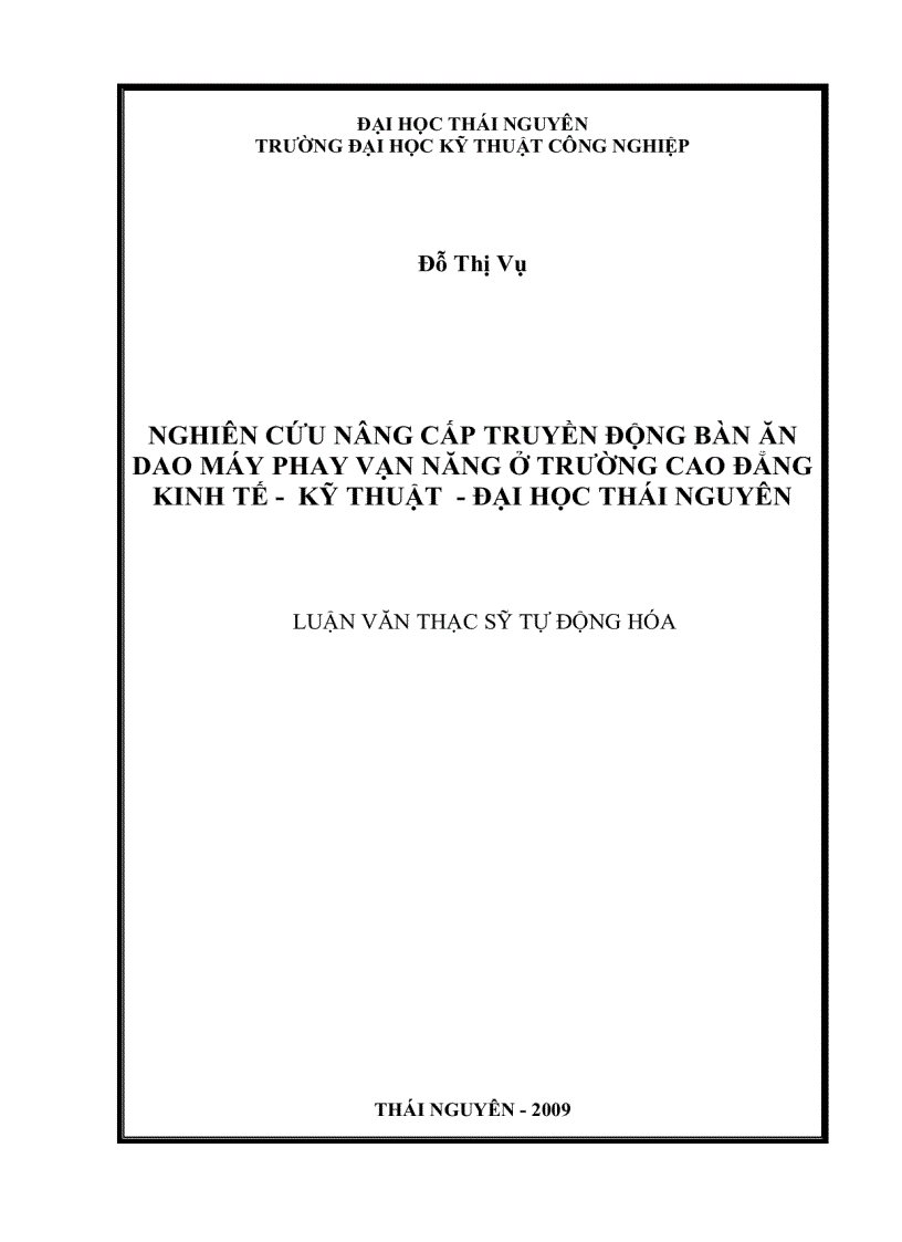 image for page Nghiên cứu nâng cấp truyền động bàn ăn dao máy phay vạn năng ở trường cao đẳng kinh tế kỹ thuật đại học thái nguyên