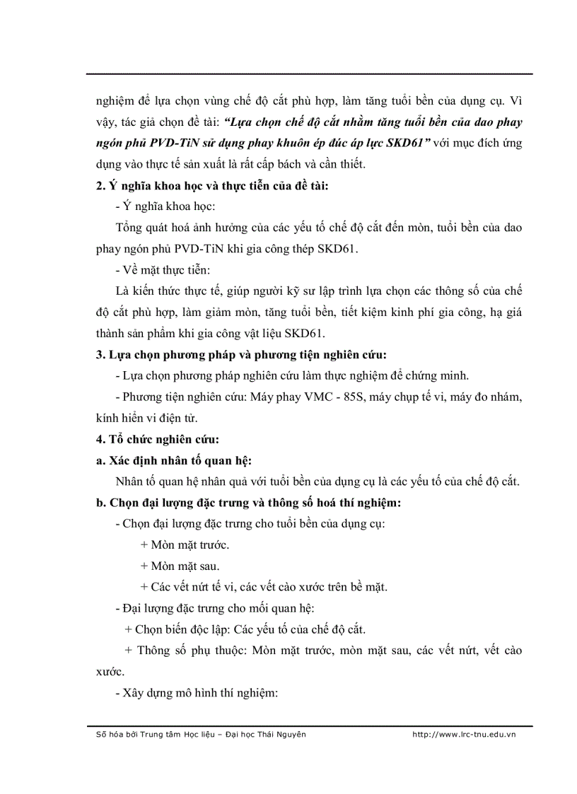 image for page Lựa chọn chế độ cắt nhằm tăng tuổi bền của dao phay ngón phủ PVD TiN sử dụng phay khuôn ép đúc áp lực SKD6