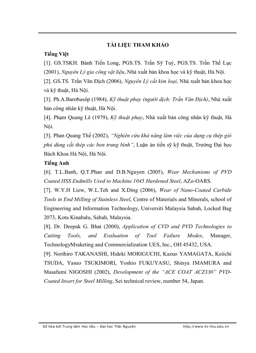 image for page Lựa chọn chế độ cắt nhằm tăng tuổi bền của dao phay ngón phủ PVD TiN sử dụng phay khuôn ép đúc áp lực SKD6