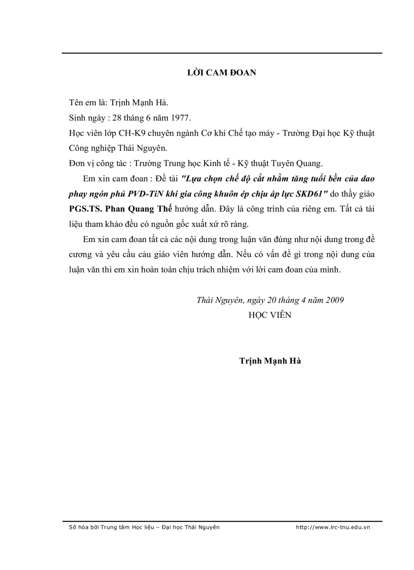 image for page Lựa chọn chế độ cắt nhằm tăng tuổi bền của dao phay ngón phủ PVD TiN sử dụng phay khuôn ép đúc áp lực SKD6