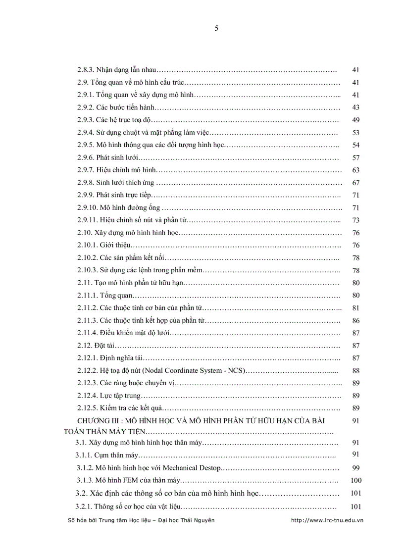 image for page Khảo sát biến dạng thân máy tiện bằng phương pháp phần tử hữu hạn